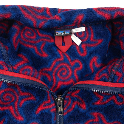 Vintage Patagonia Turtle Print Half Zip Fleece Sweatshirt Size S