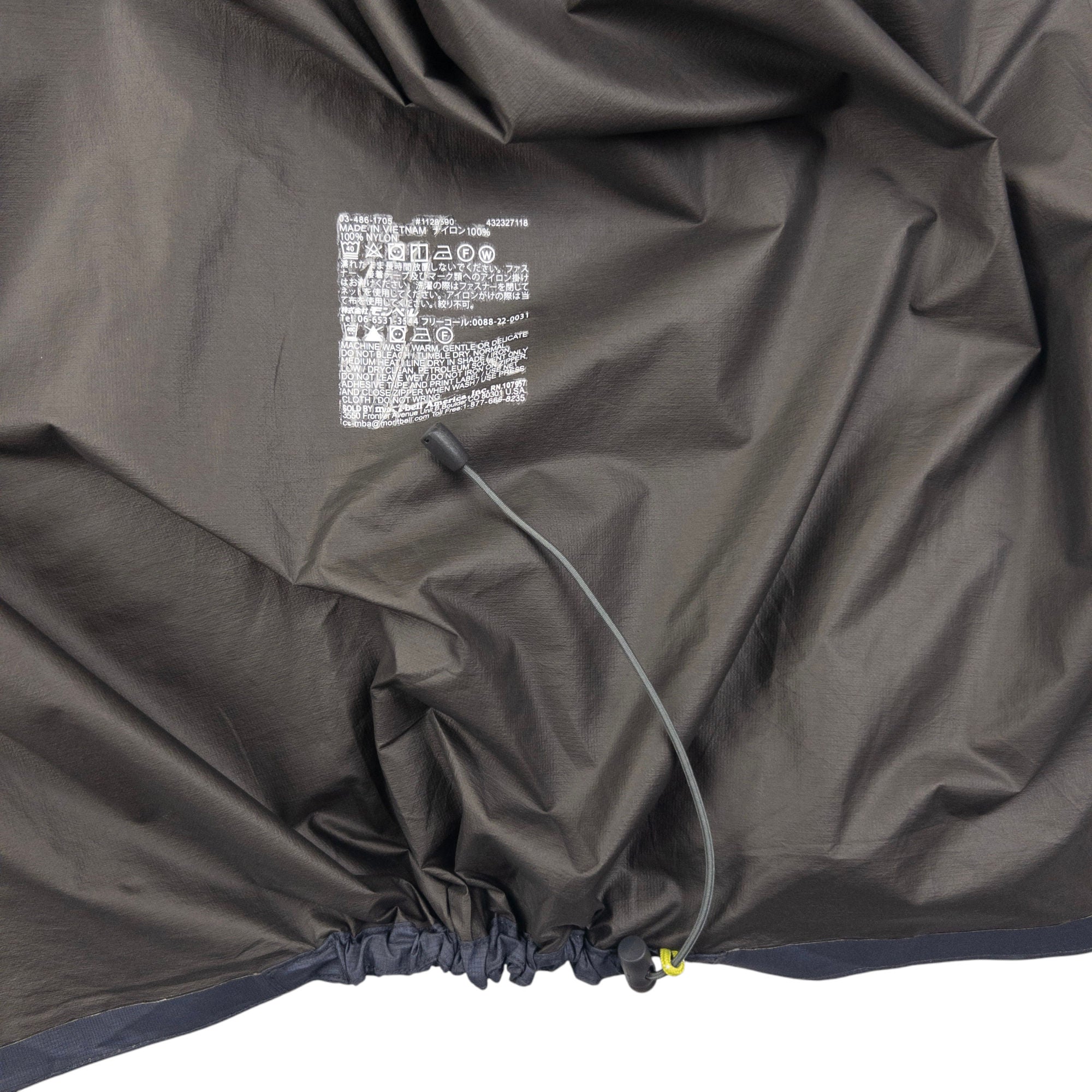 Vintage Montbell Goretex Zip Up Jacket Size M