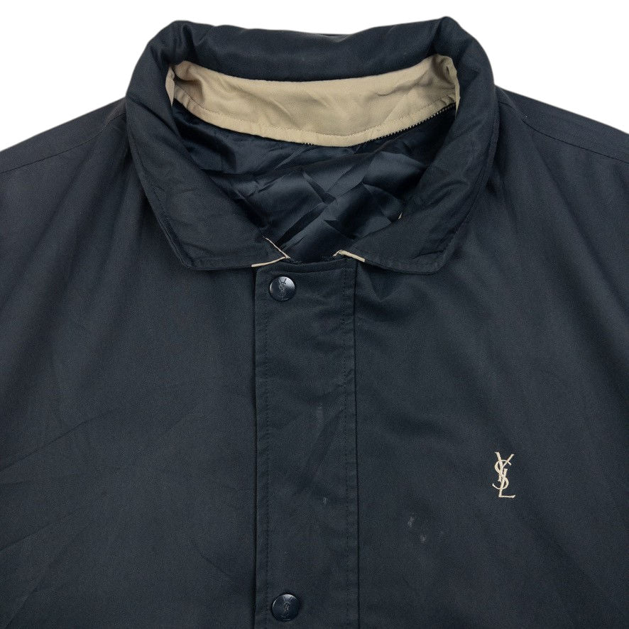 Vintage YSL Yves Saint Laurent Zip Up Jacket Size M