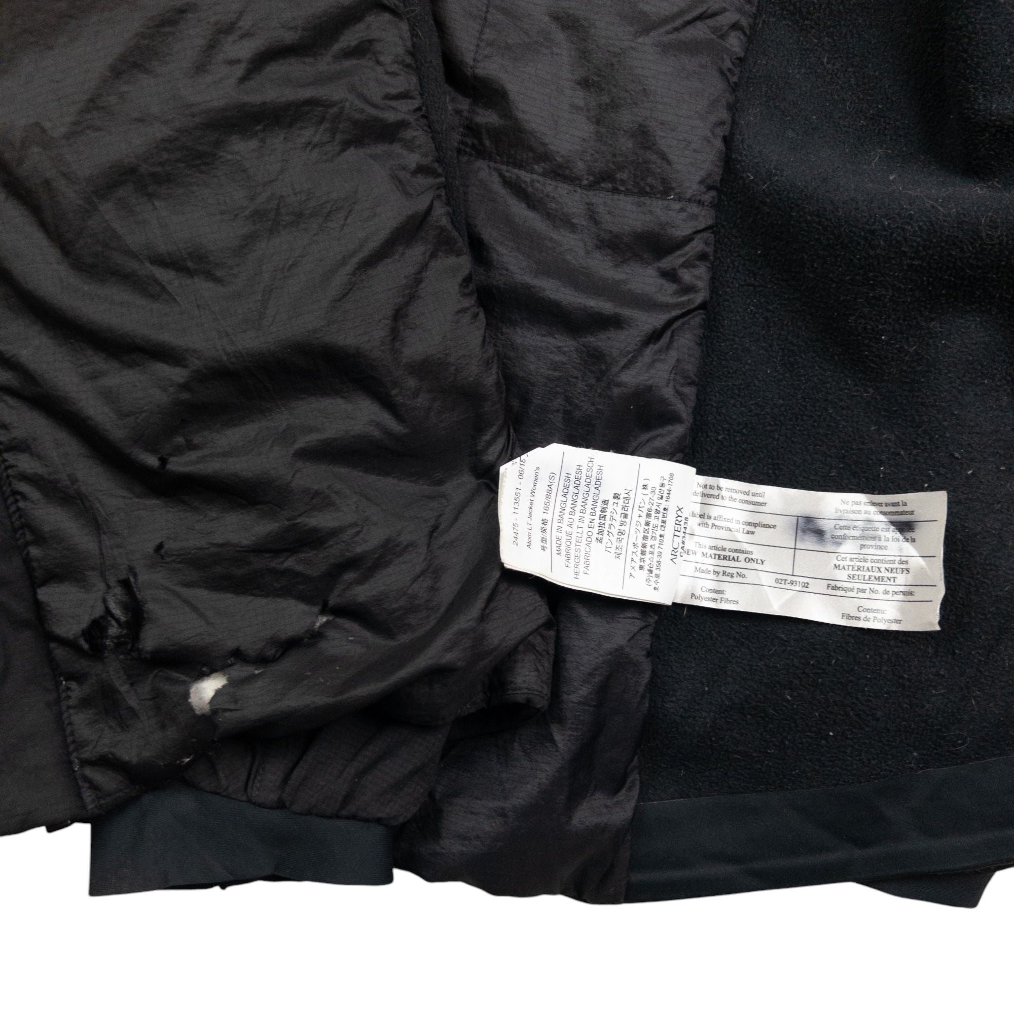Vintage Arcteryx Atom Zip Up Jacket Womens Size S