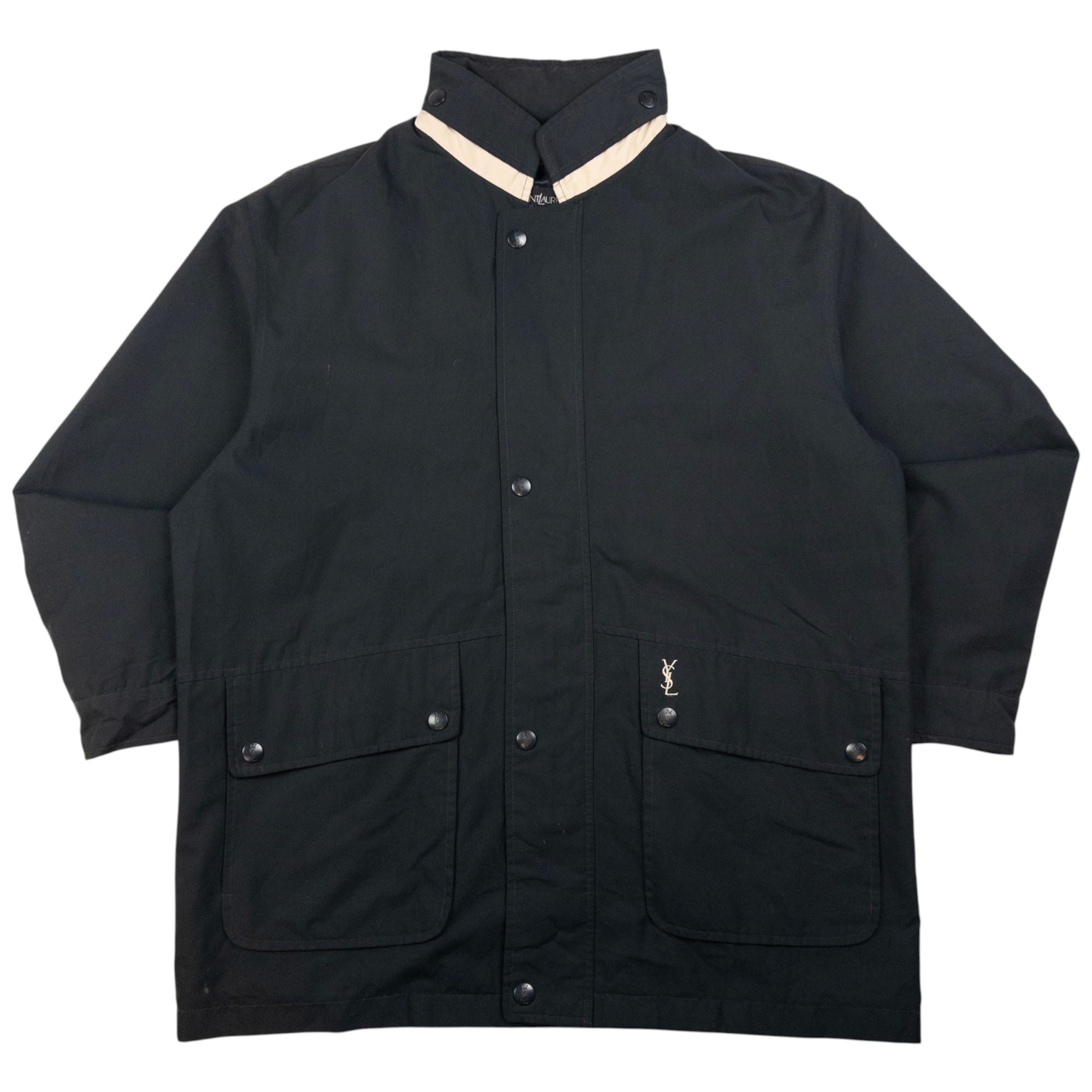 Vintage YSL Yves Saint Laurent Zip Up Jacket Size L