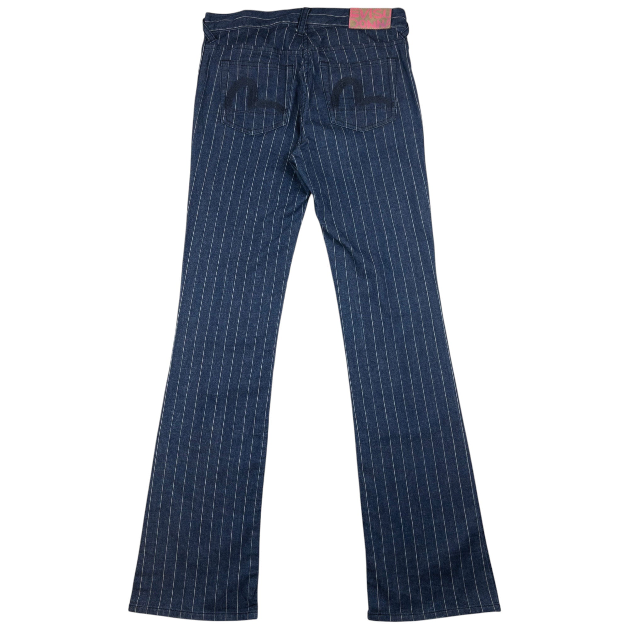 Vintage Evisu Donna Double Gull Embroidered Trousers Womens Size W31