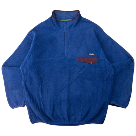 Vintage Patagonia Snap T Button Fleece Sweatshirt Size L