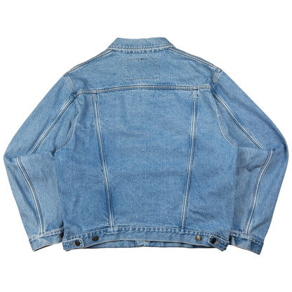 Vintage Armani Jeans Button Up Denim Jacket Size L