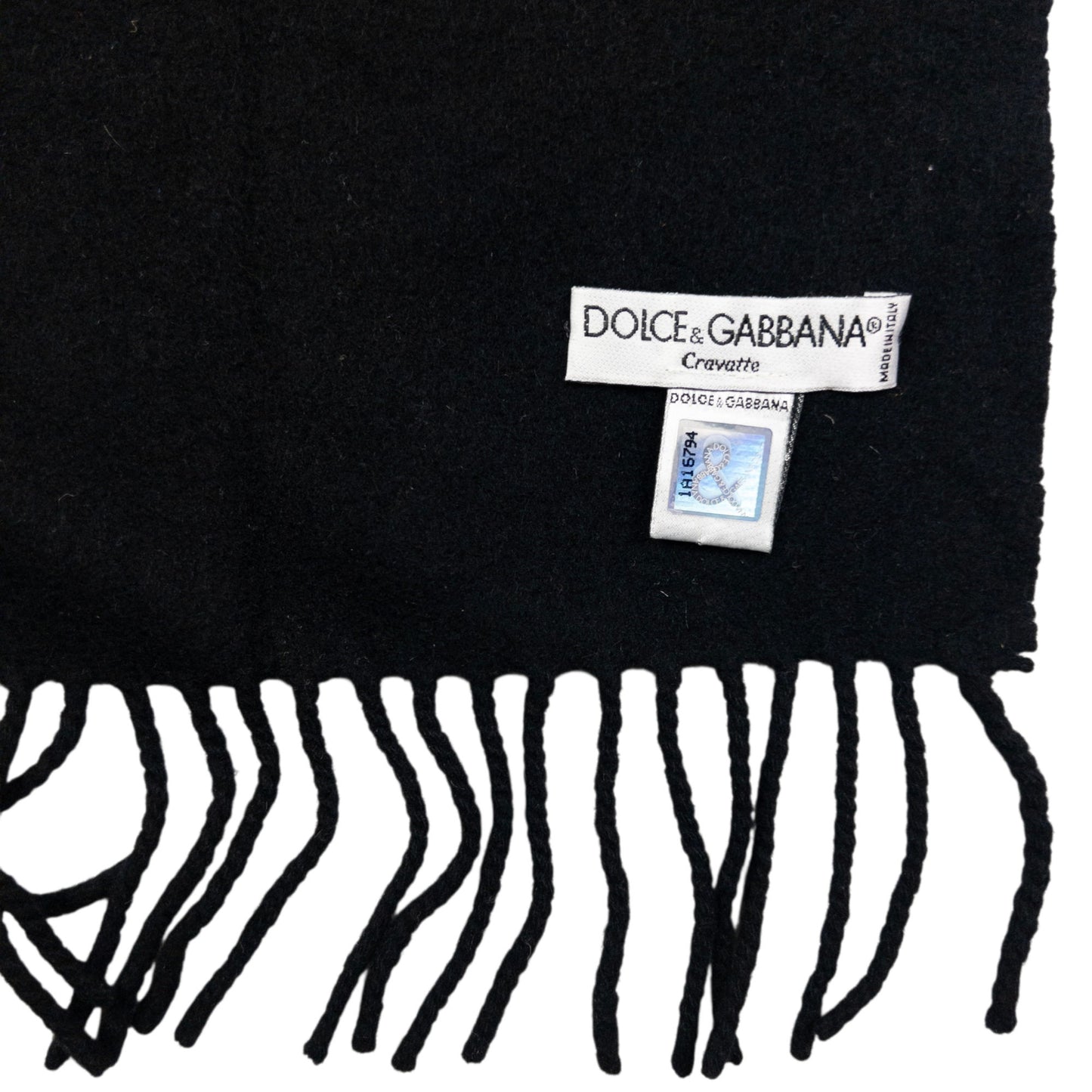 Vintage Dolce & Gabbana Tassel Scarf