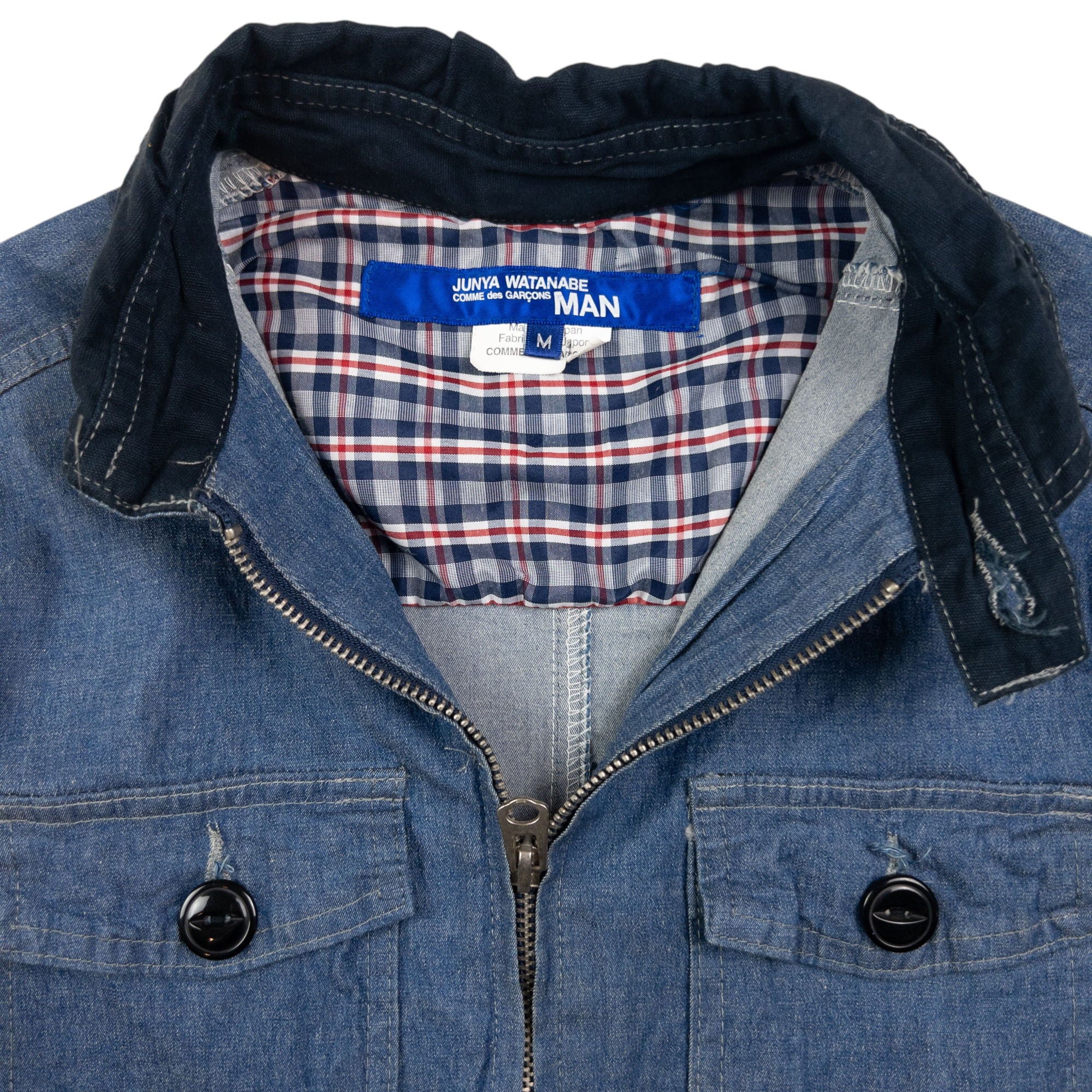 Vintage Junya Watanabe X Comme Des Garçons MAN Denim Jacket Size XS