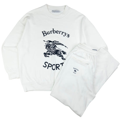 Vintage Burberry Sweatshirt & Joggers Matching Set Size S