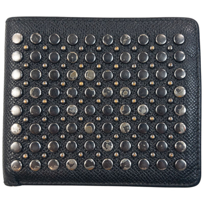 Vintage 2000s Burberry Studded Leather Wallet