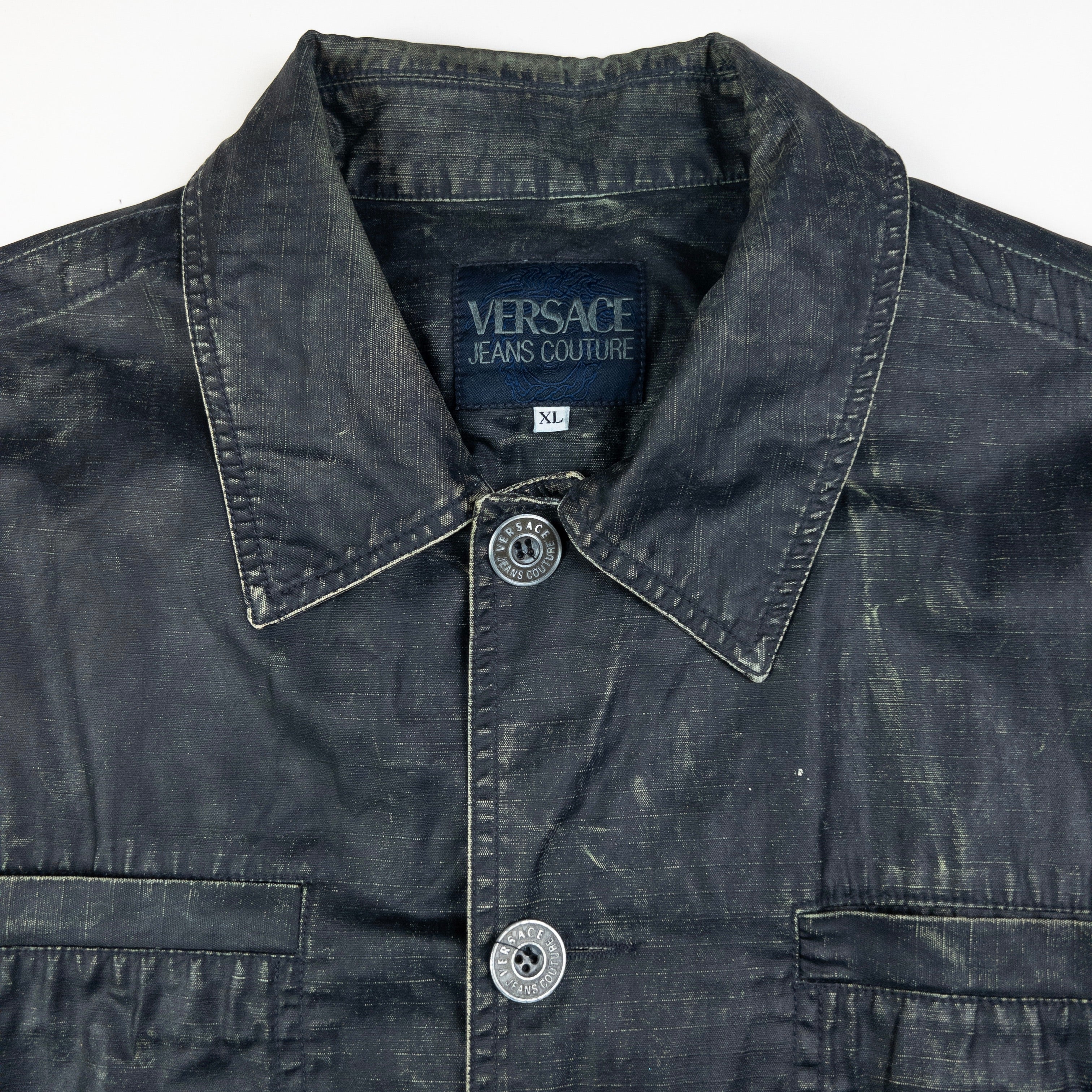 Vintage Versace Jeans Couture Button Up Jacket Size XL