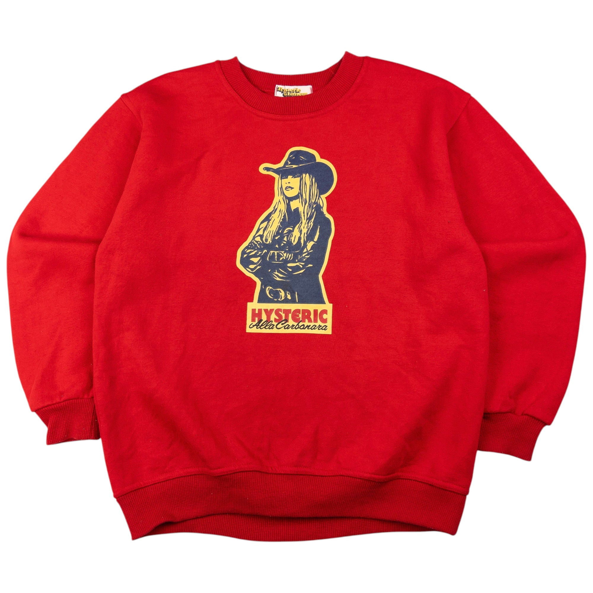 Vintage Hysteric Glamour Alla Carbonara Graphic Sweatshirt Size