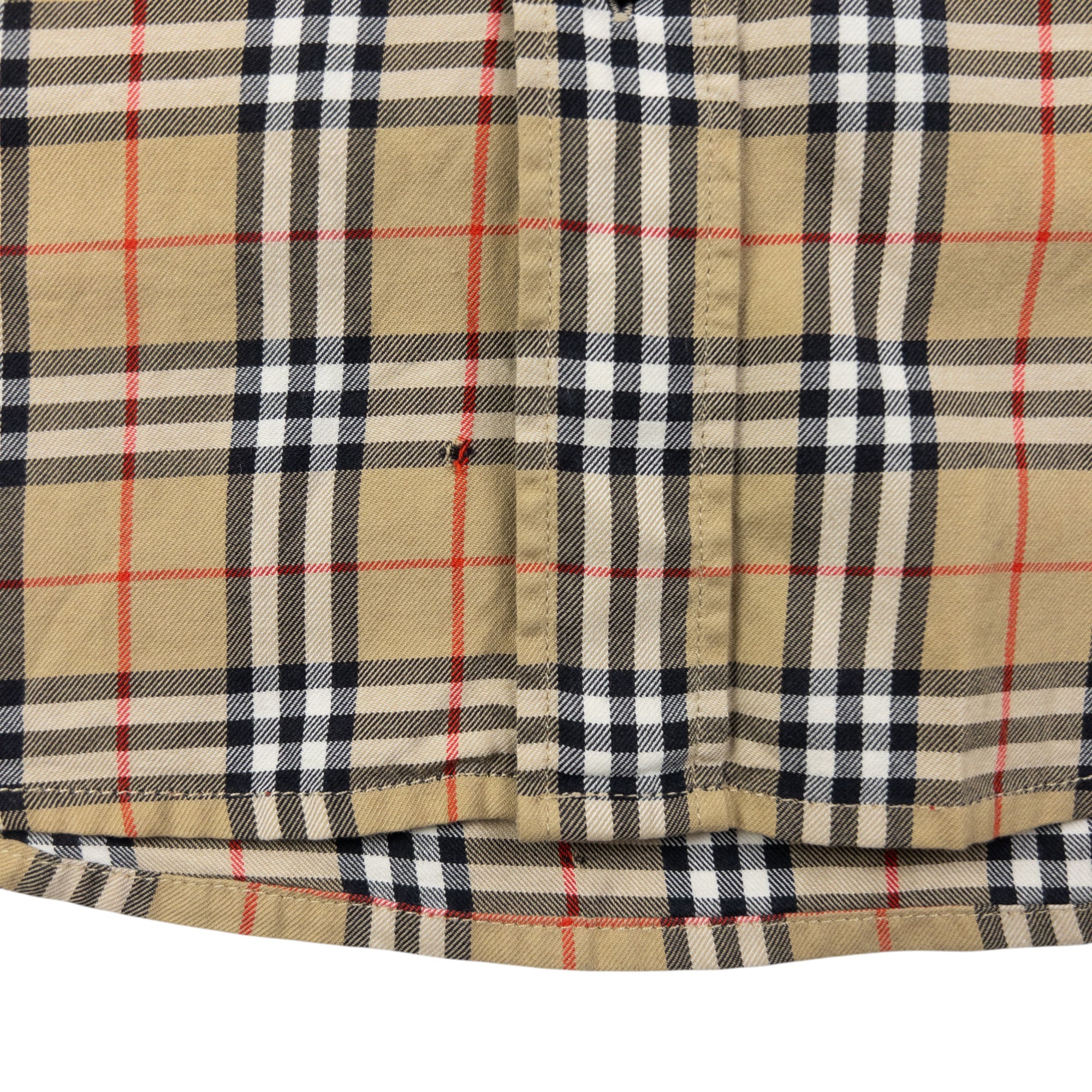 Vintage Burberry Nova Check Long Sleeve Button Up Shirt Size S