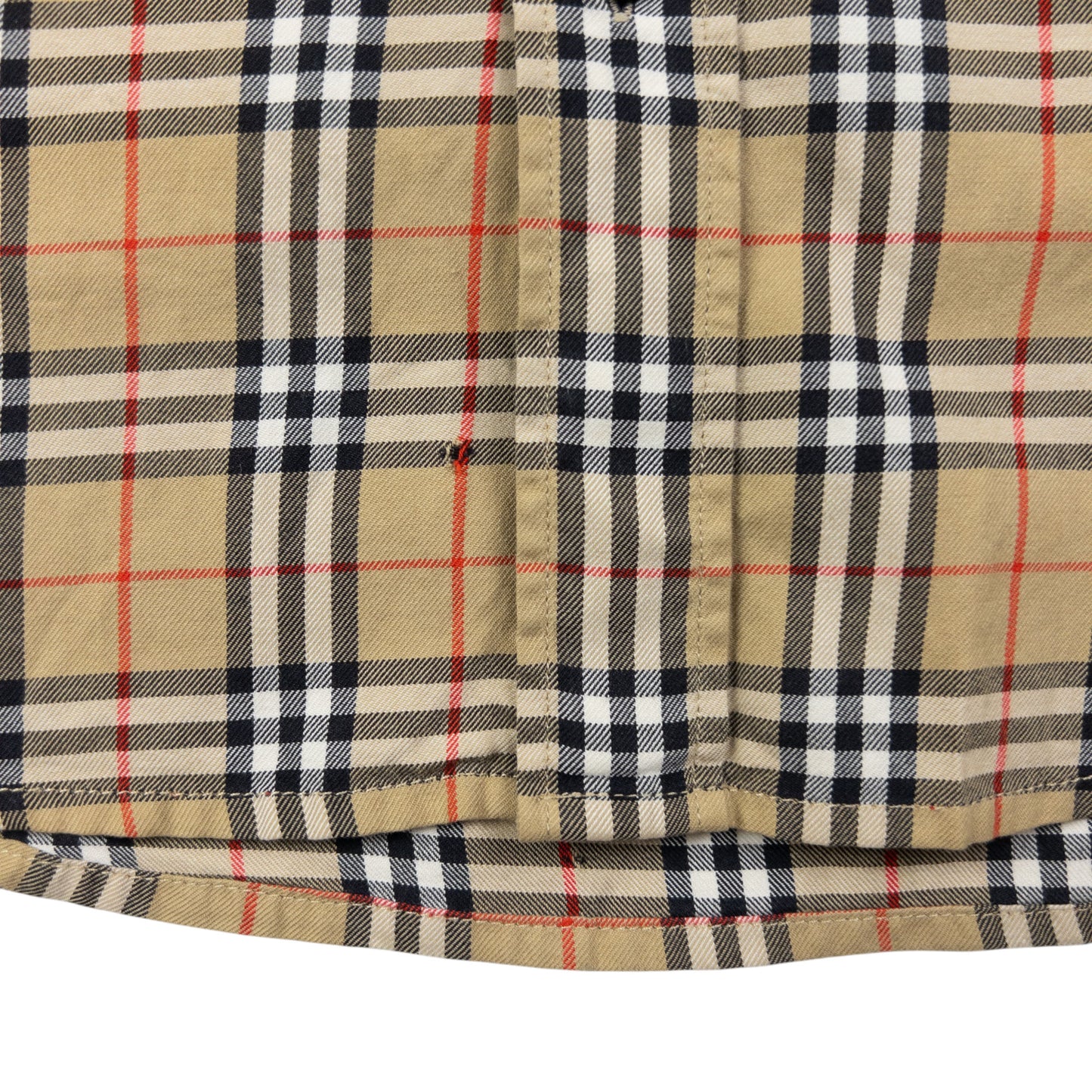 Vintage Burberry Nova Check Long Sleeve Button Up Shirt Size S