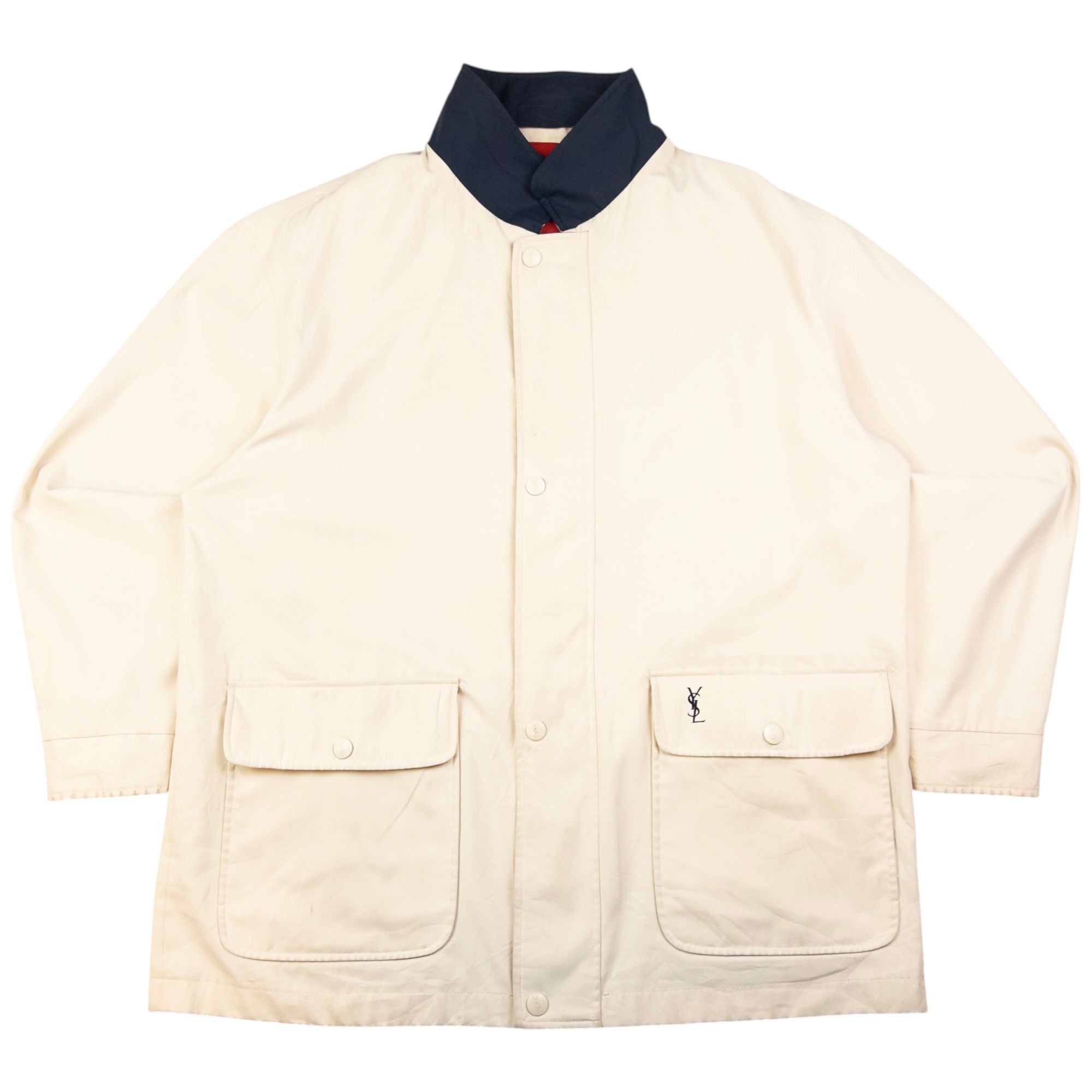 Vintage YSL Yves Saint Laurent Reversible Jacket Size XL