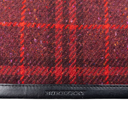 Vintage Burberry Nova Check Wool Crossbody Bag