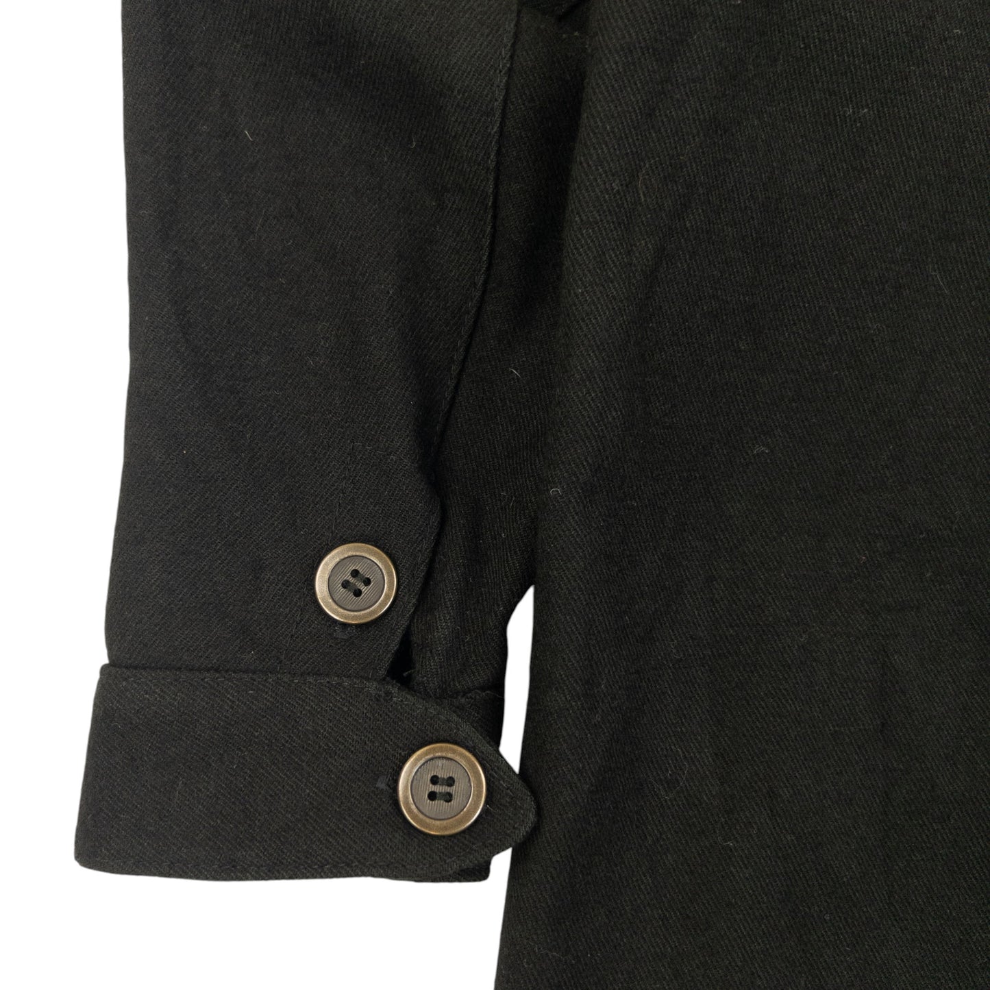 Vintage 2000s Yohji Yamamoto Half Button Longline Jacket Womens Size XL