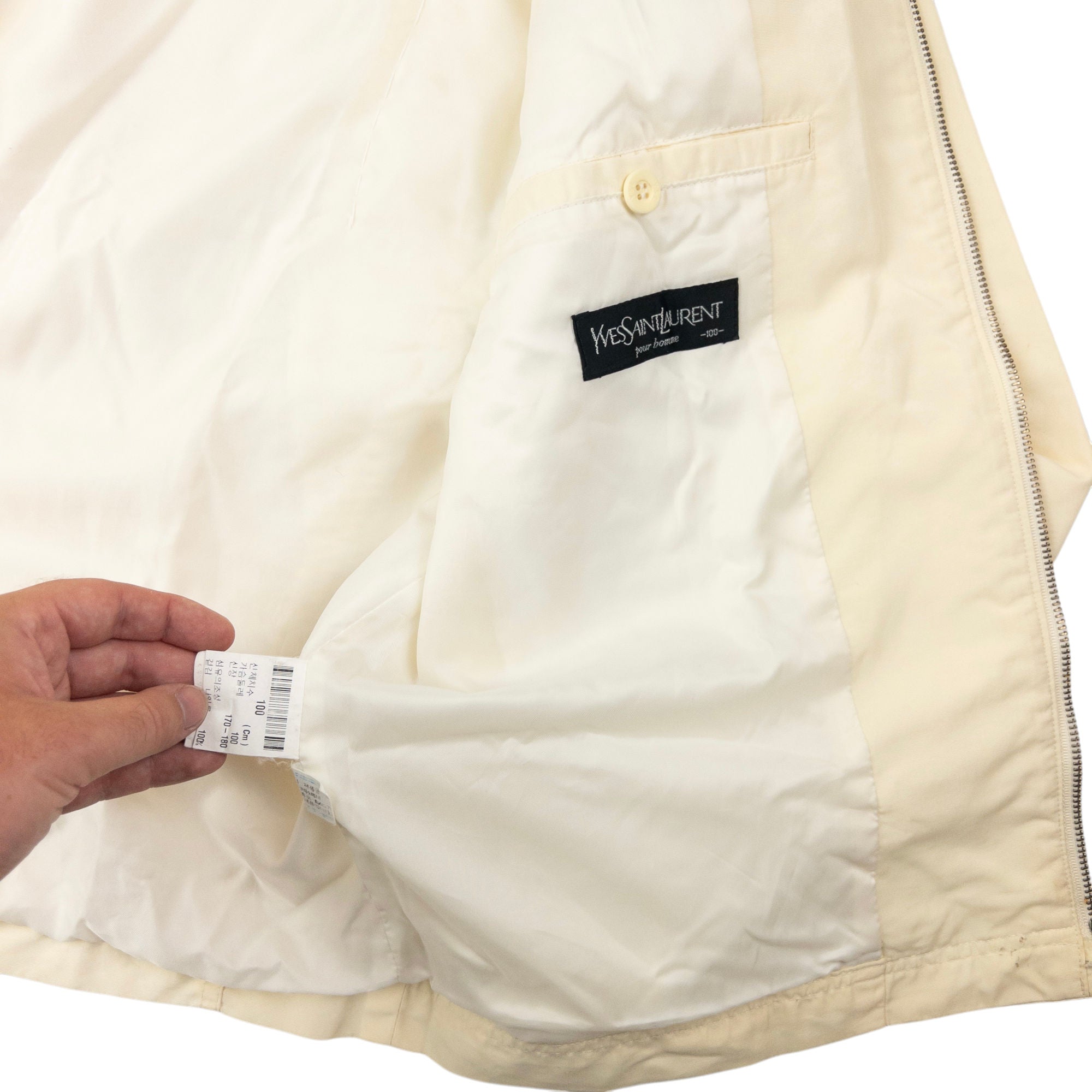 Vintage YSL Yves Saint Laurent Harrington Jacket Size M