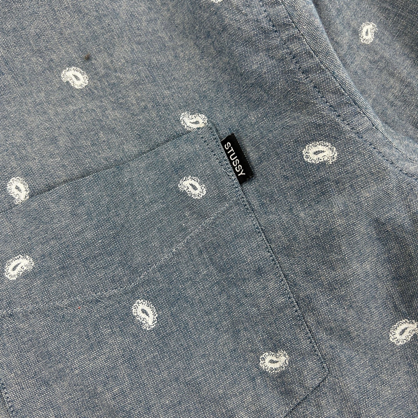 Vintage Stussy Paisley Shirt Size L