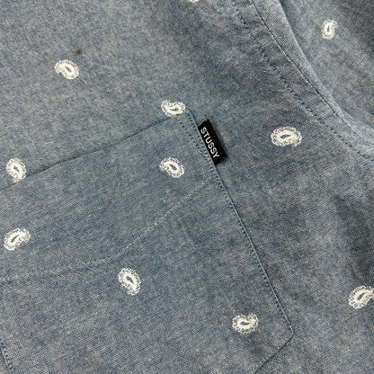 Vintage Stussy Paisley Shirt Size L