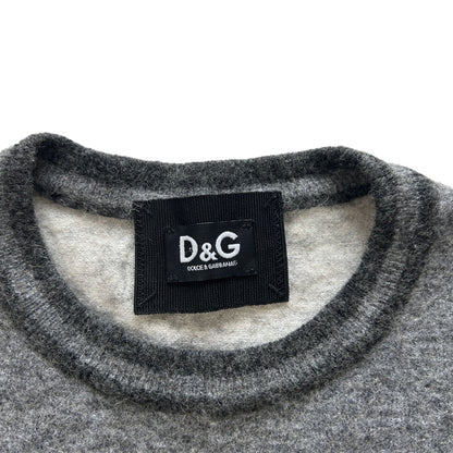 Vintage Dolce And Gabbana Block Striped Knit Jumper Woman's Size M