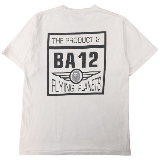 Vintage Bape Flying Planets Graphic T Shirt Size M