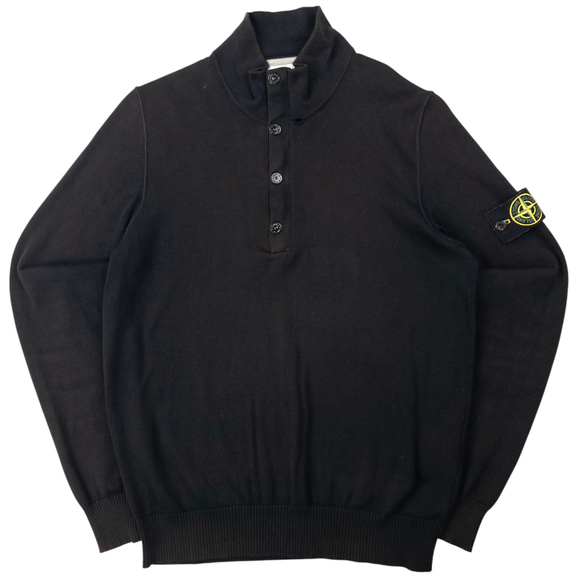 Vintage Stone Island Q Zip Turtleneck Jumper Size M