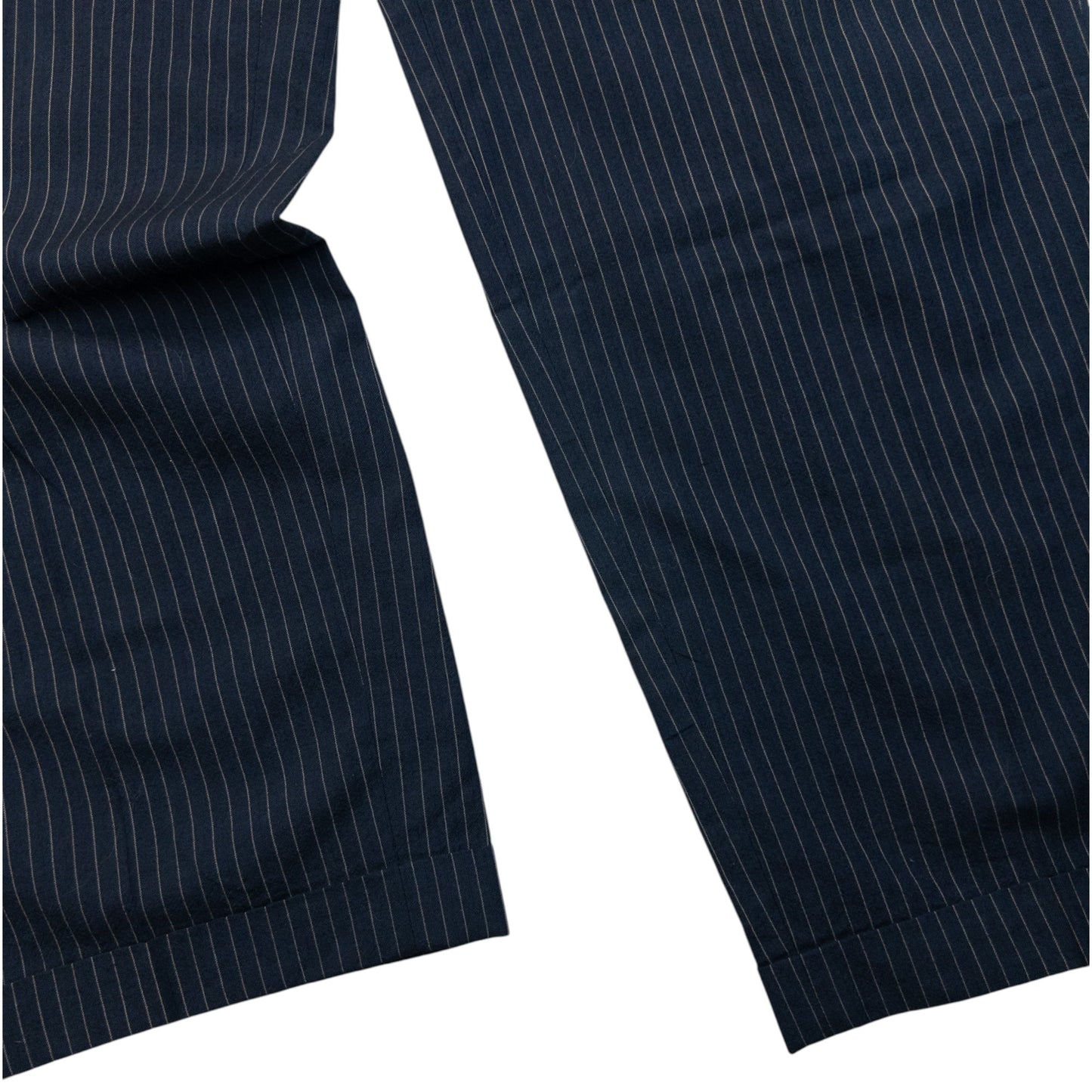 Vintage 90s Comme Des Garçons HOMME Pinstripe Pleated Trousers Size W30