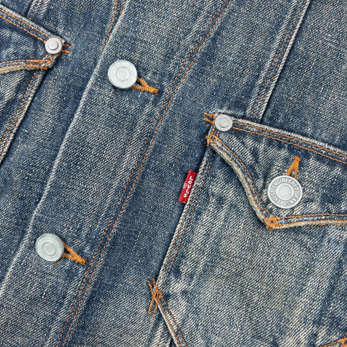 Vintage 2000s Levi's Button Up Denim Jacket Size S