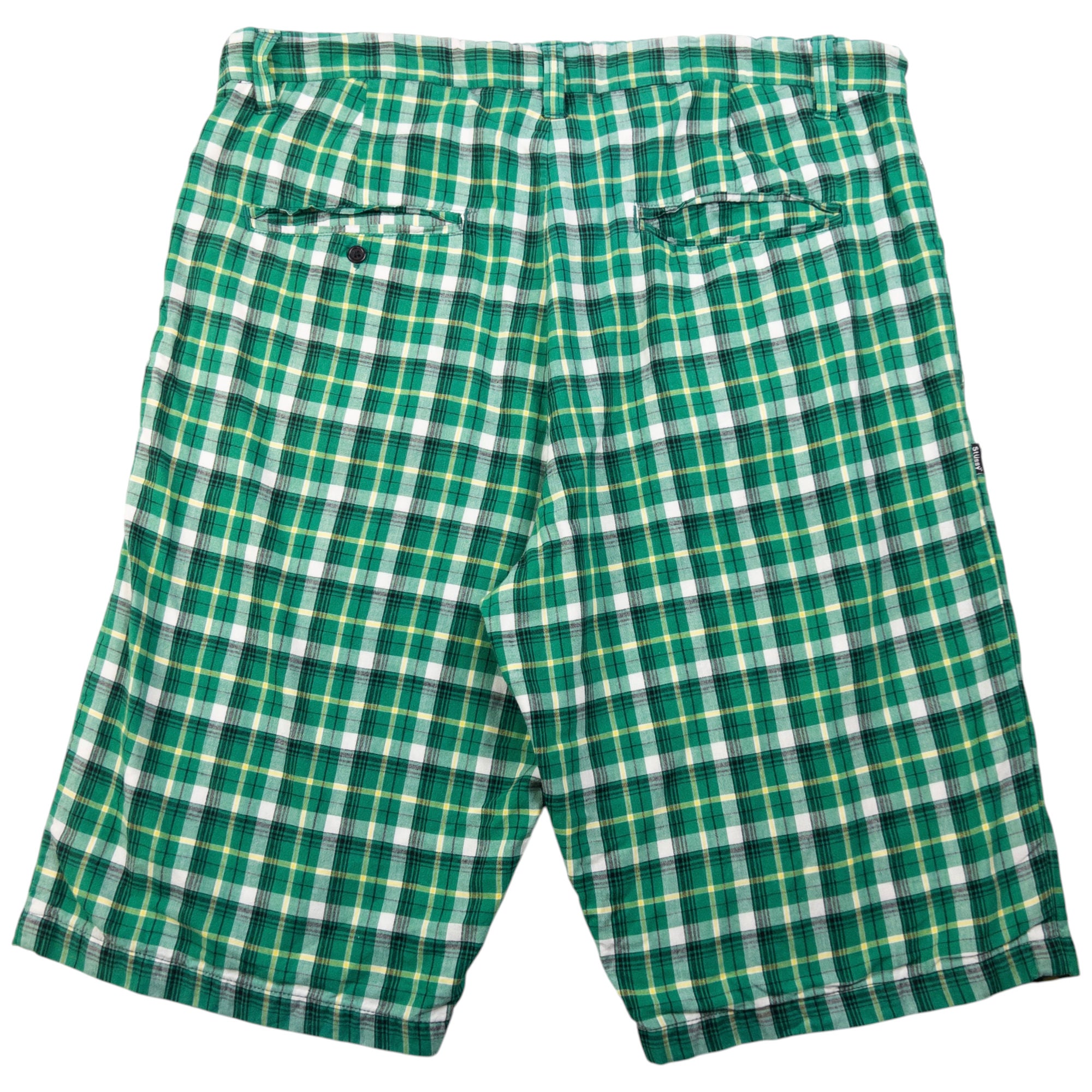 Vintage Stussy Checkered Shorts Size W36