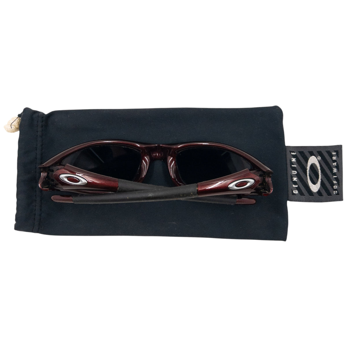 Vintage 1996 Oakley Straight Jacket Blood/Black Iridium