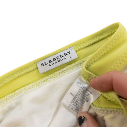 Vintage Burberry Monogram Bikini Women's Size L