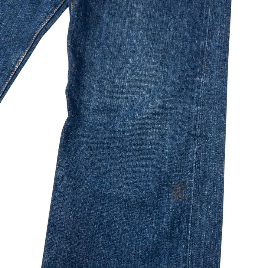 Vintage Evisu Double Glitter Symbol Japanese Denim Jeans Size W32