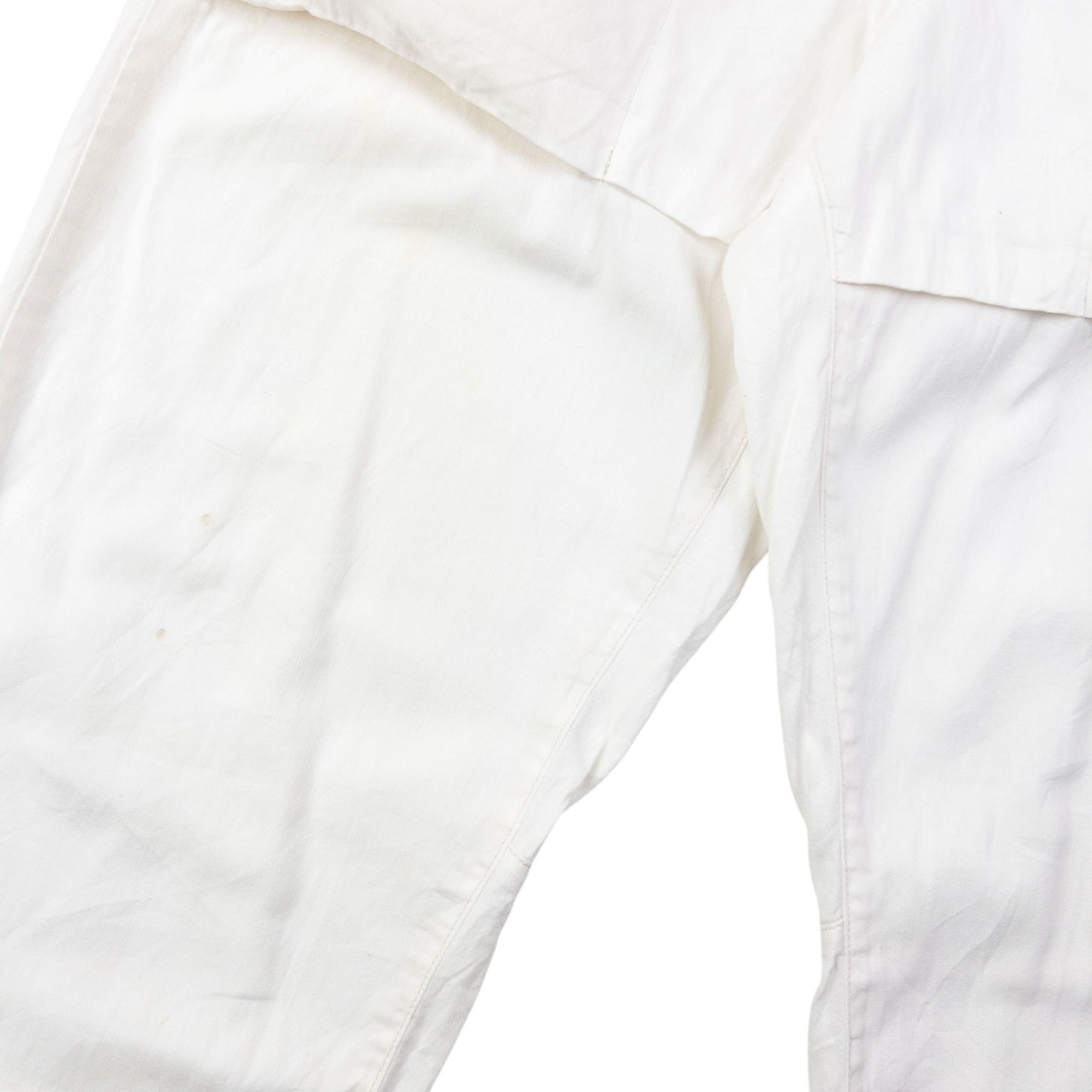 Vintage 90s Plantation By Issey Miyake Cropped Linen Trousers Size W32