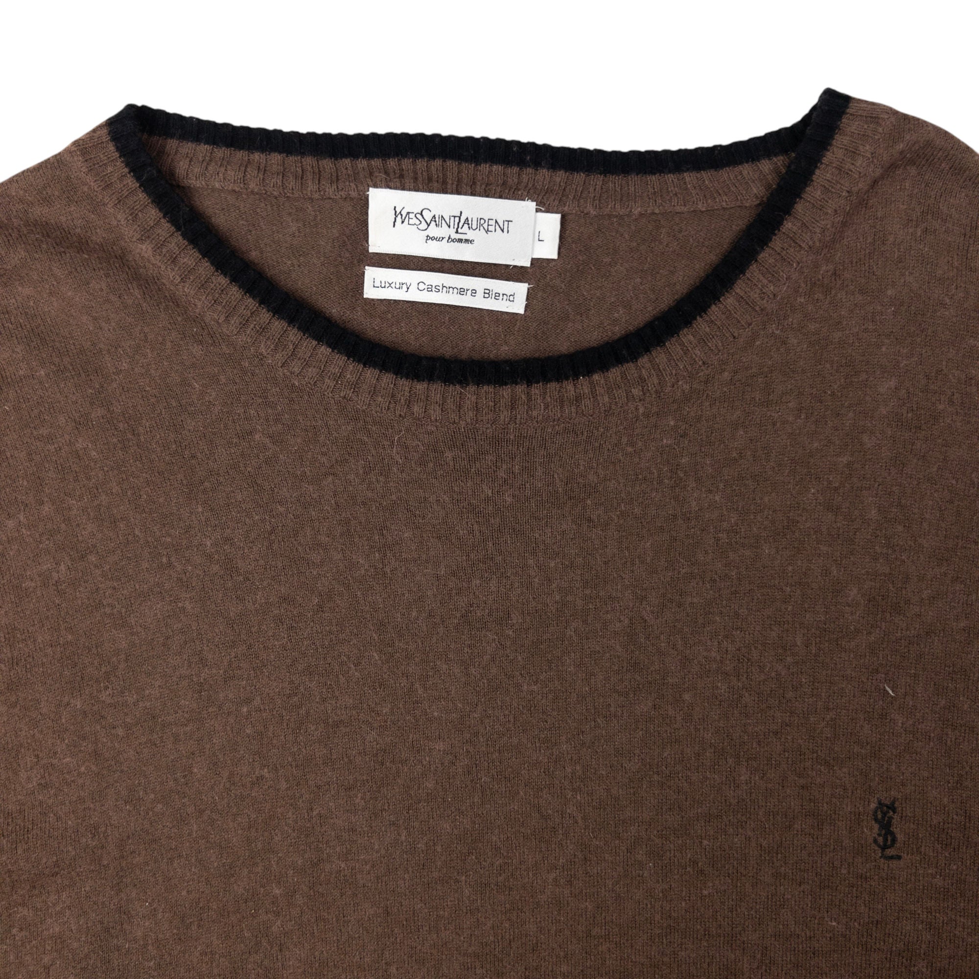 Vintage YSL Yves Saint Laurent Cashmere Jumper Size L