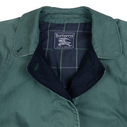 Vintage Burberry Nova Check Lined Trench Jacket Size L