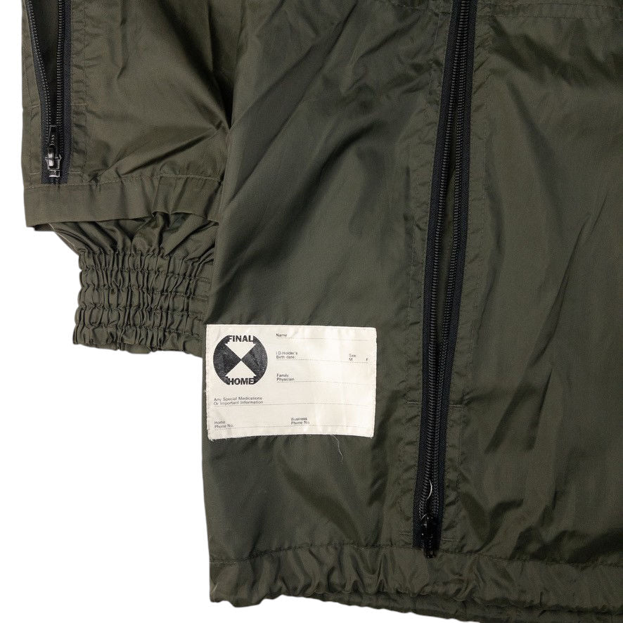 Vintage Final Home Multi Zip Hooded Jacket Size XL