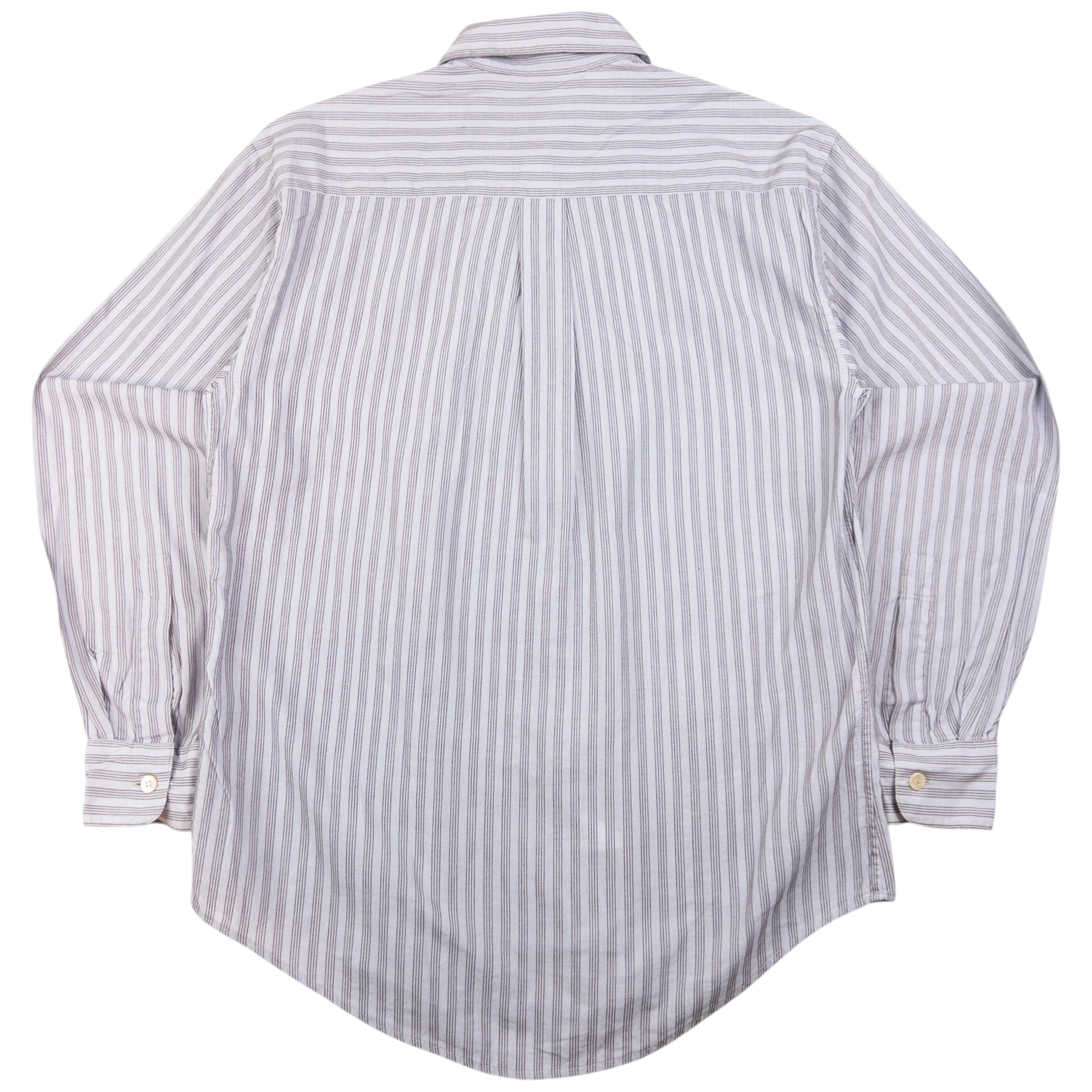 Vintage Issey Miyake Striped Long Sleeve Button Up Shirt Size S