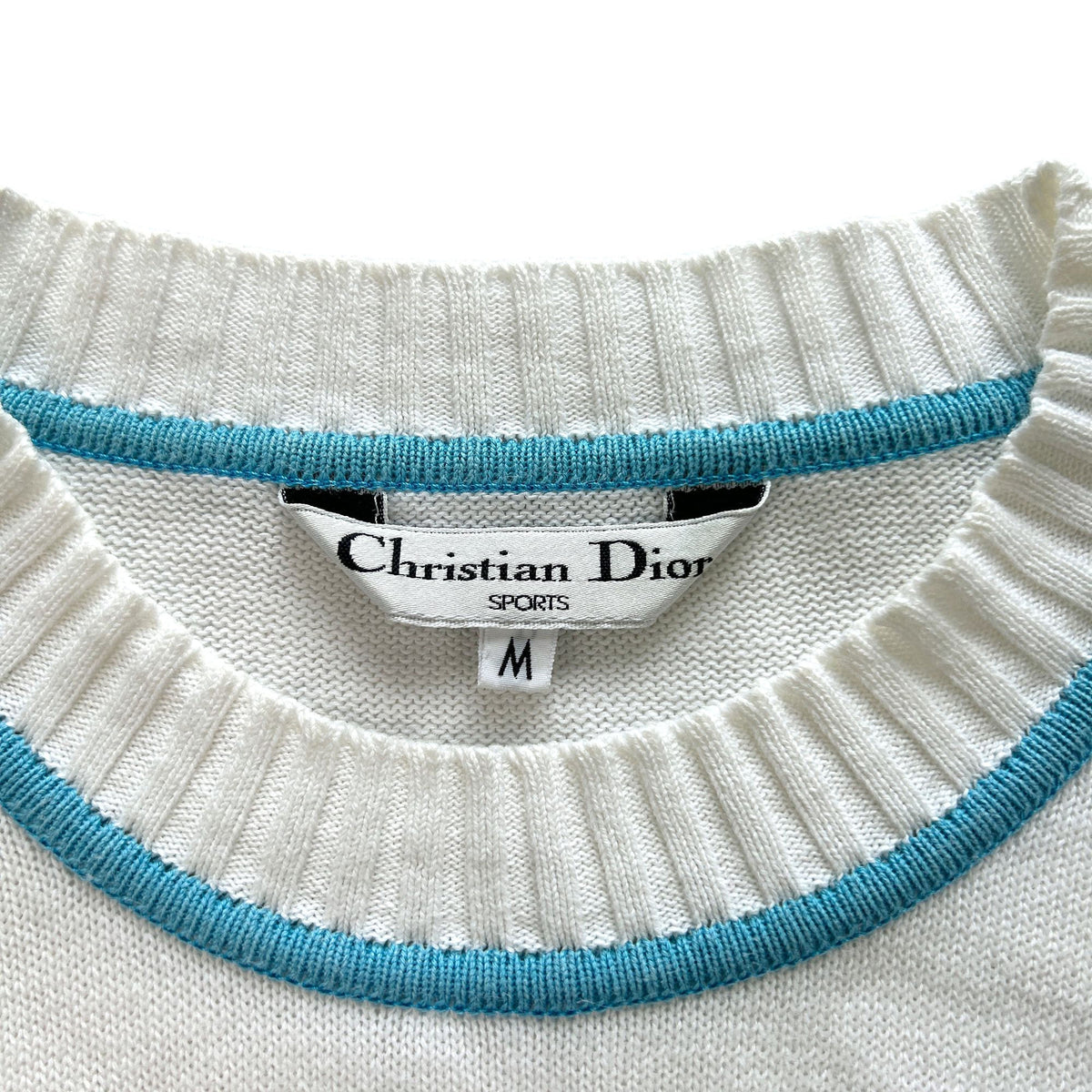 Vintage Christian Dior Sports Knit Jumper Woman&#39;s Size M