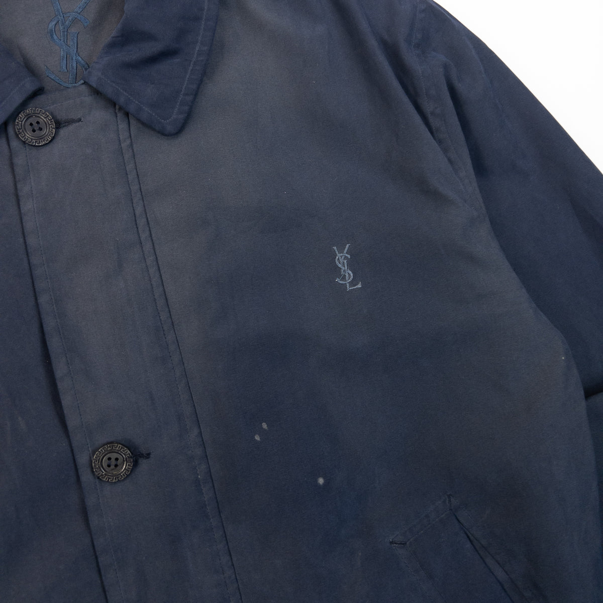 Vintage 90s YSL Yves Saint Laurent Harrington Jacket Size M