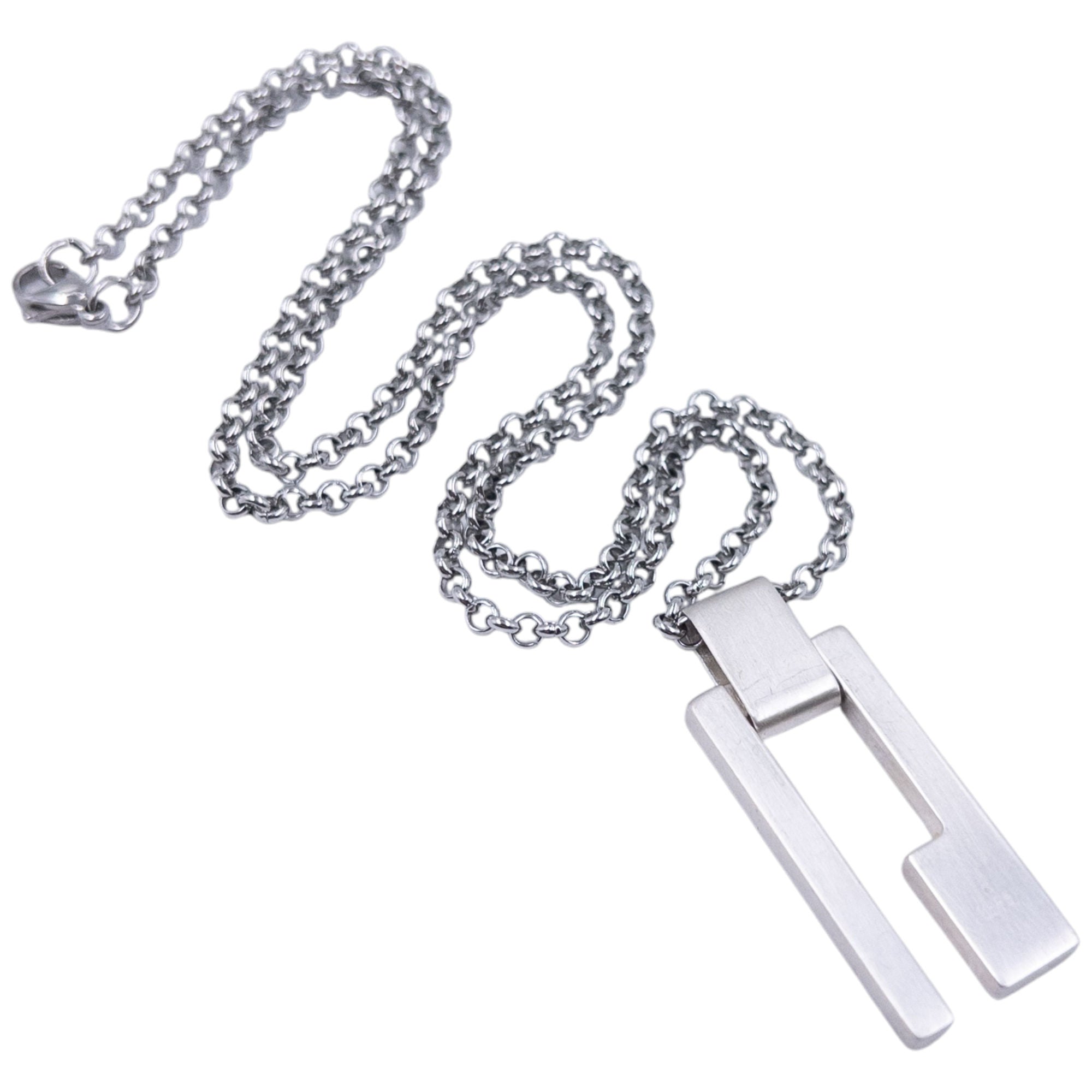 Vintage Gucci Silver Pendent Necklace