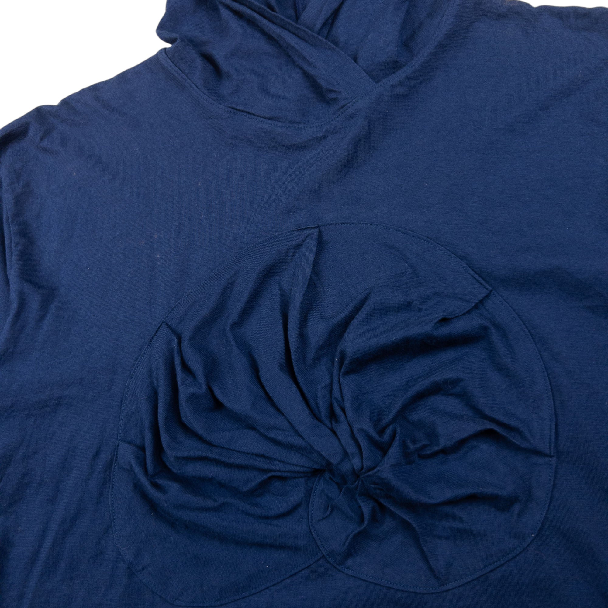 Vintage Issey Miyake Lightweight Ruched Shell Hoodie Womens Size S