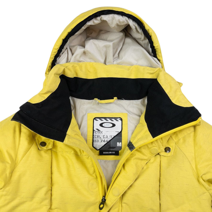 Vintage Oakley Zip Up Puffer Snowboarding Jacket Size M