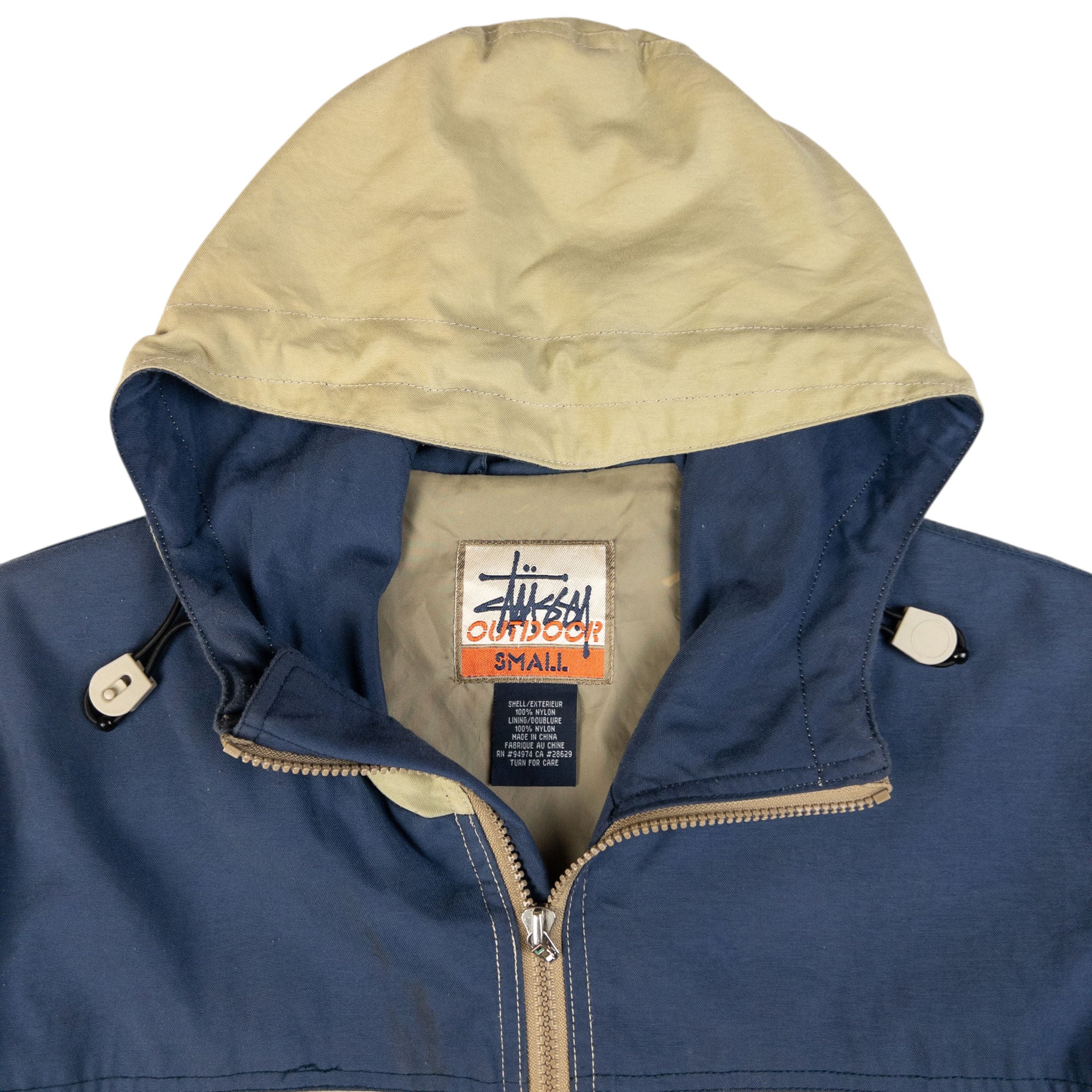 Vintage Stussy Outdoor S80 Zip Up Jacket Size L
