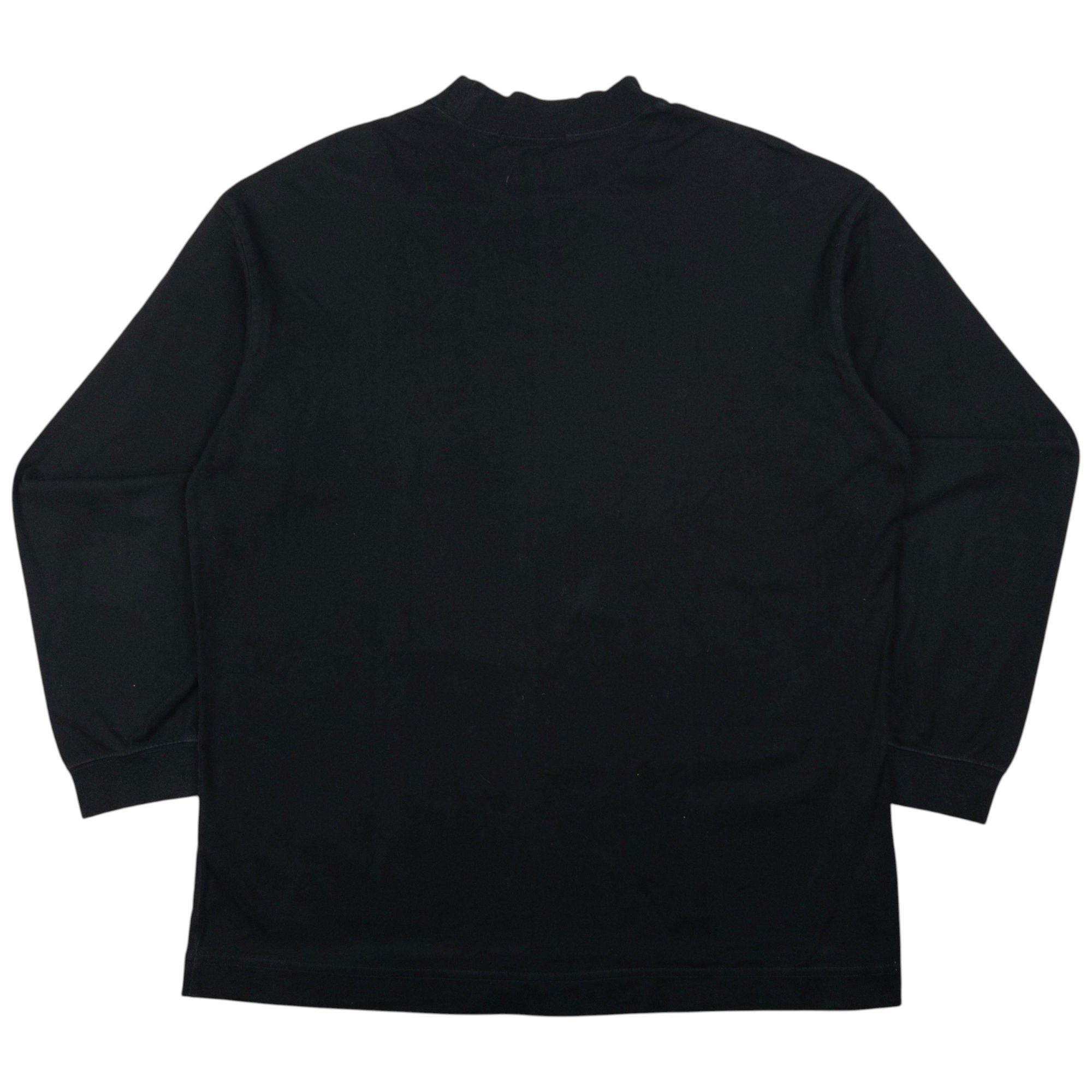 Vintage Issey Miyake MEN 'Steve Jobs' Long Sleeve High Neck T Shirt Size S