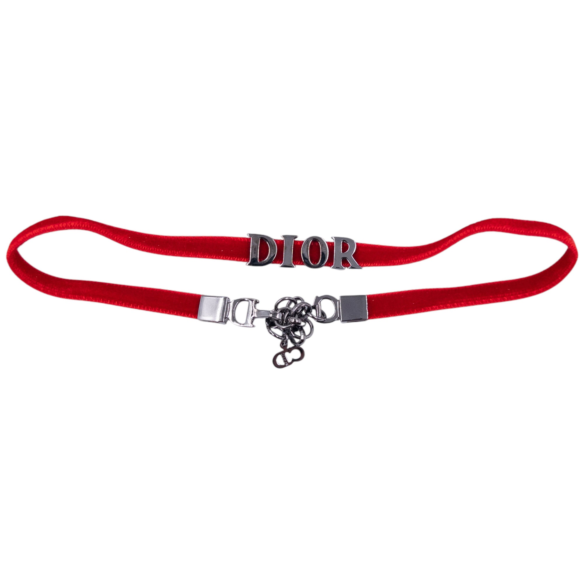 Vintage Dior Velvet Choker Necklace