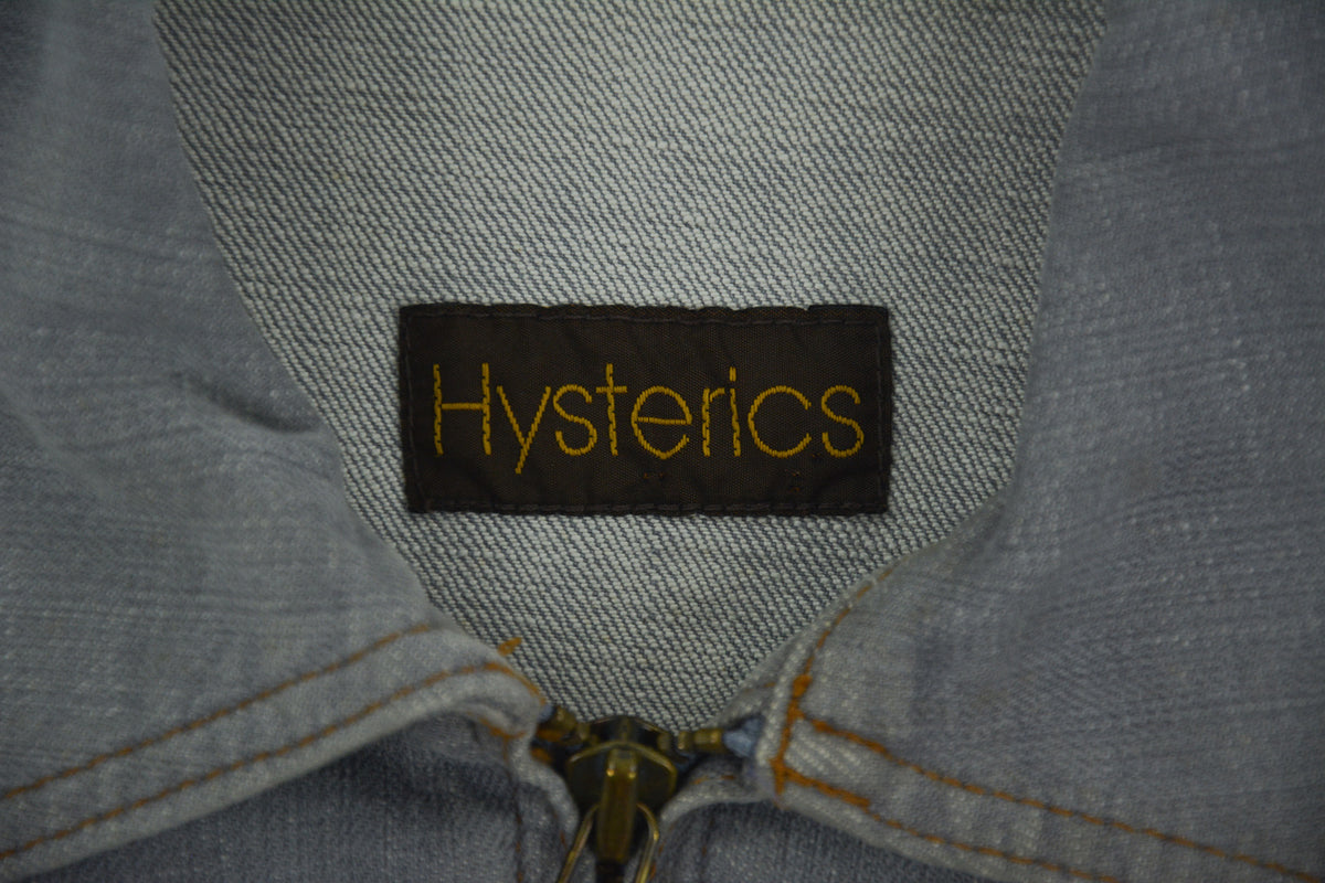 Vintage Hysterics Multi Pocket Denim Jacket Womans Size S