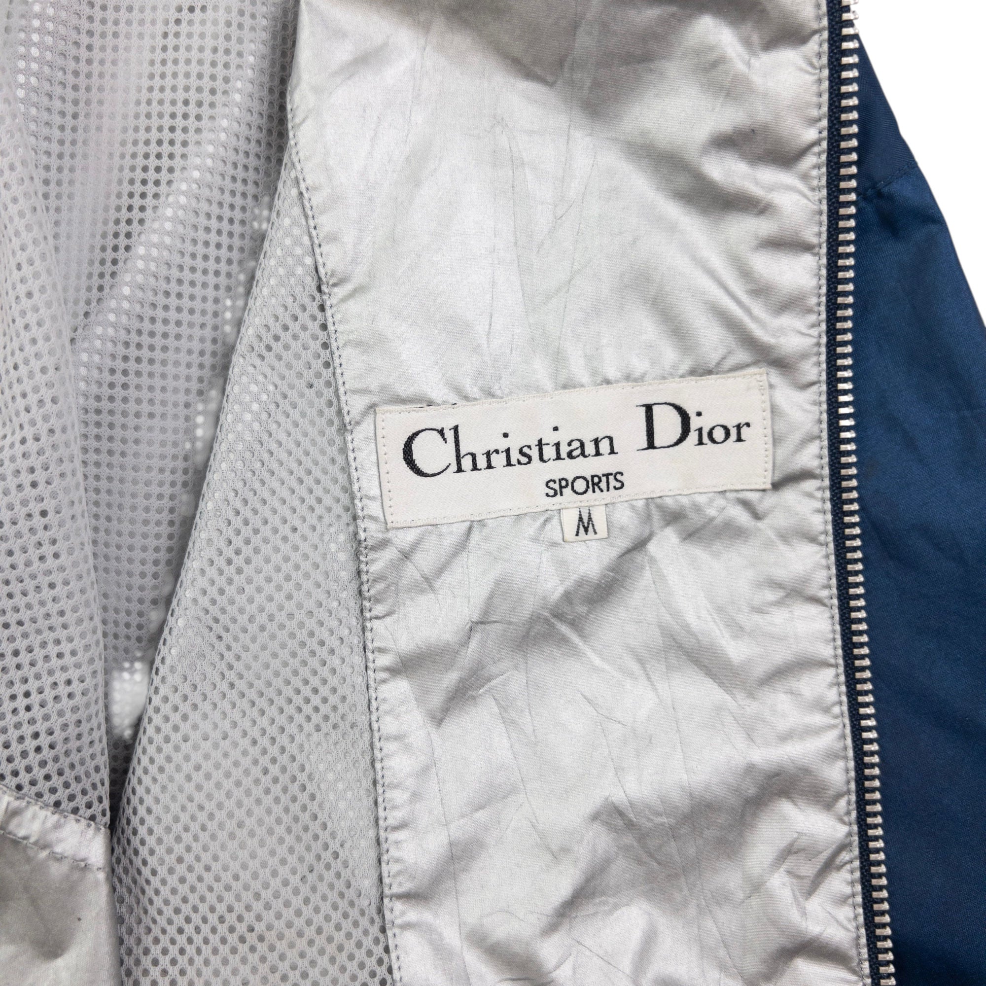 Vintage Dior Sports Lightweight Zip Up Jacket Size M