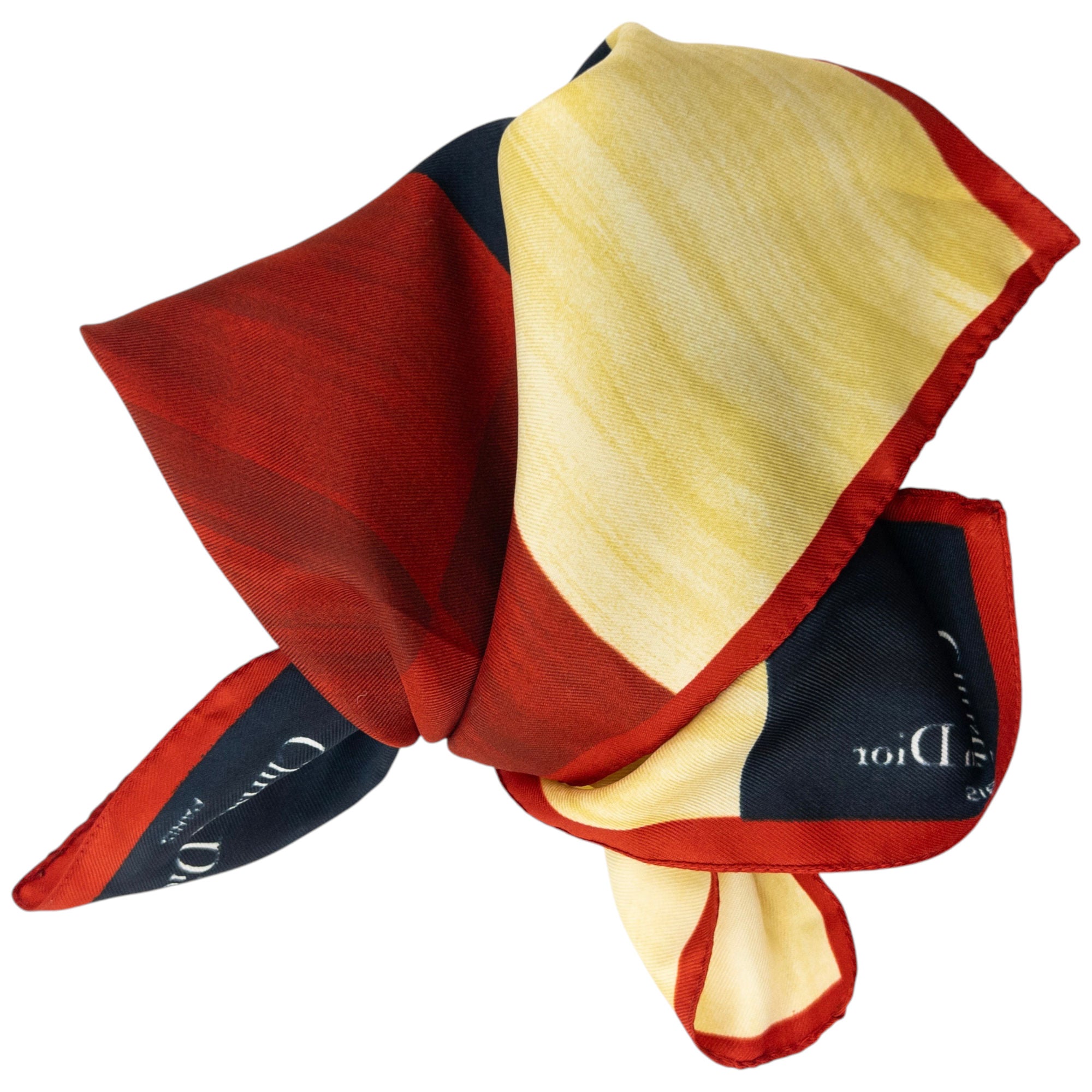 Vintage Dior Fahrenheit Silk Scarf