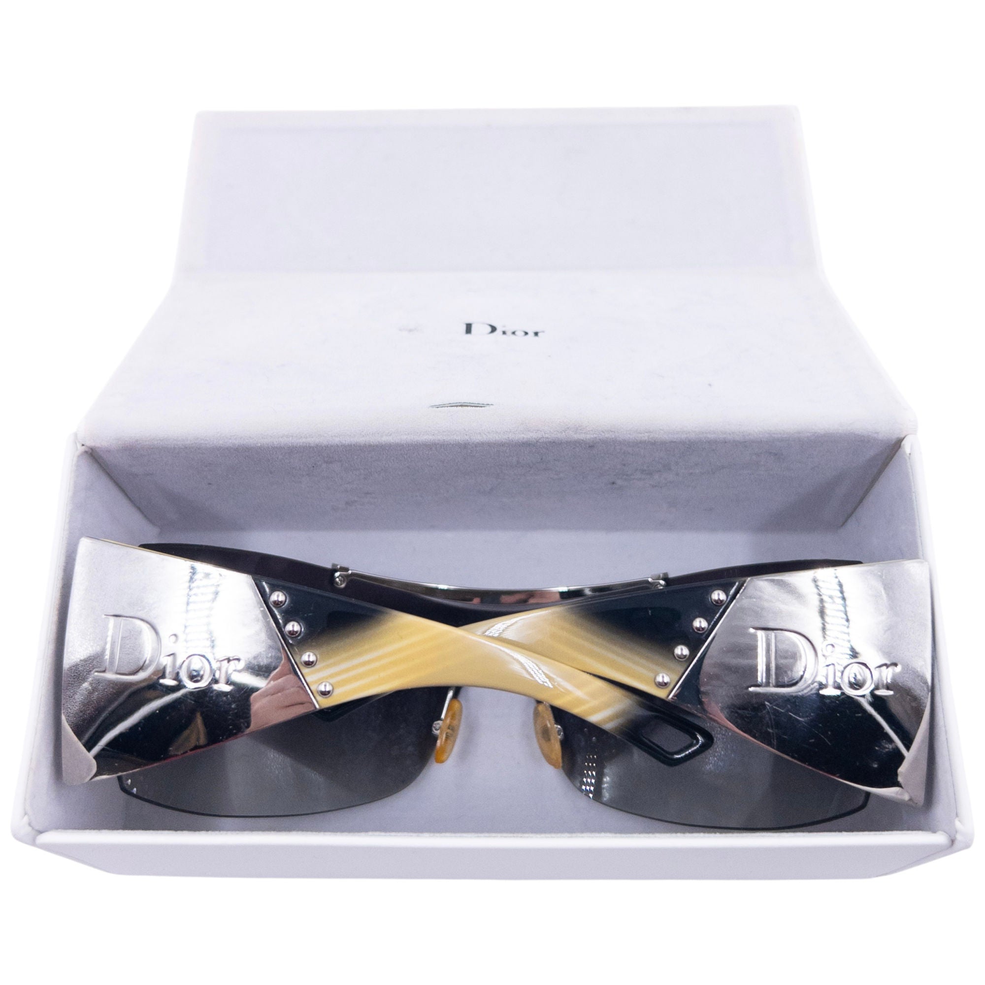 Vintage Dior Rimless Visor Sunglasses