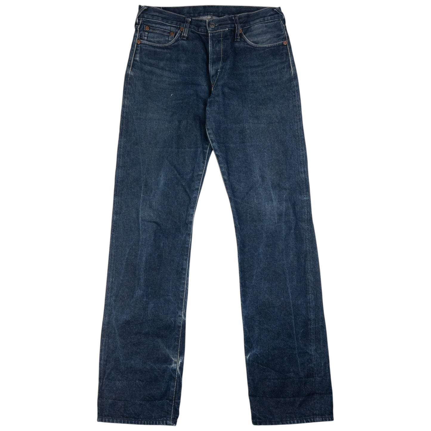 Vintage Evisu Double Gull Bondage Buckle Back Japanese Denim Jeans Size W32