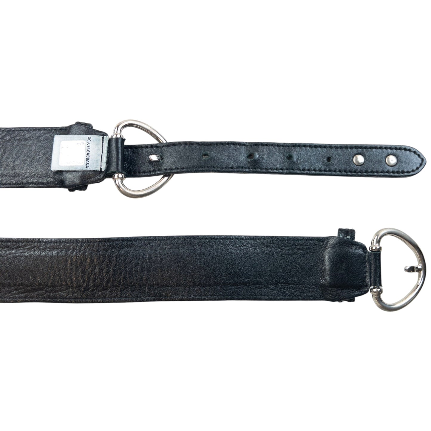 Vintage 2000s Dolce & Gabbana Leather Snakeskin Belt Size L